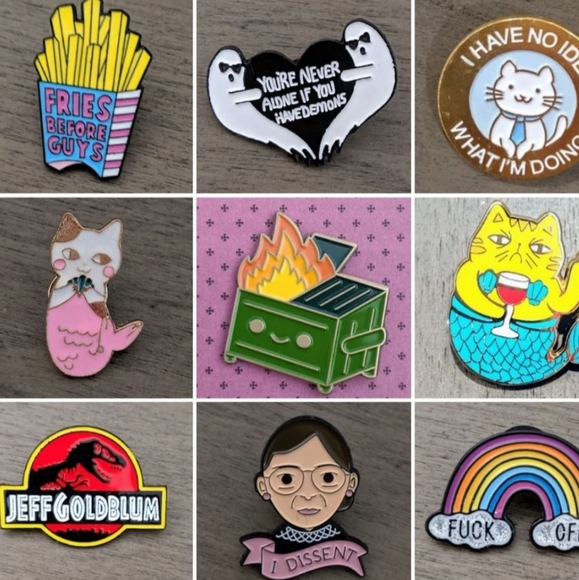 🍌 Keep Those Dick Pics Banana Enamel Pin 🍆 - Picture 6 of 7